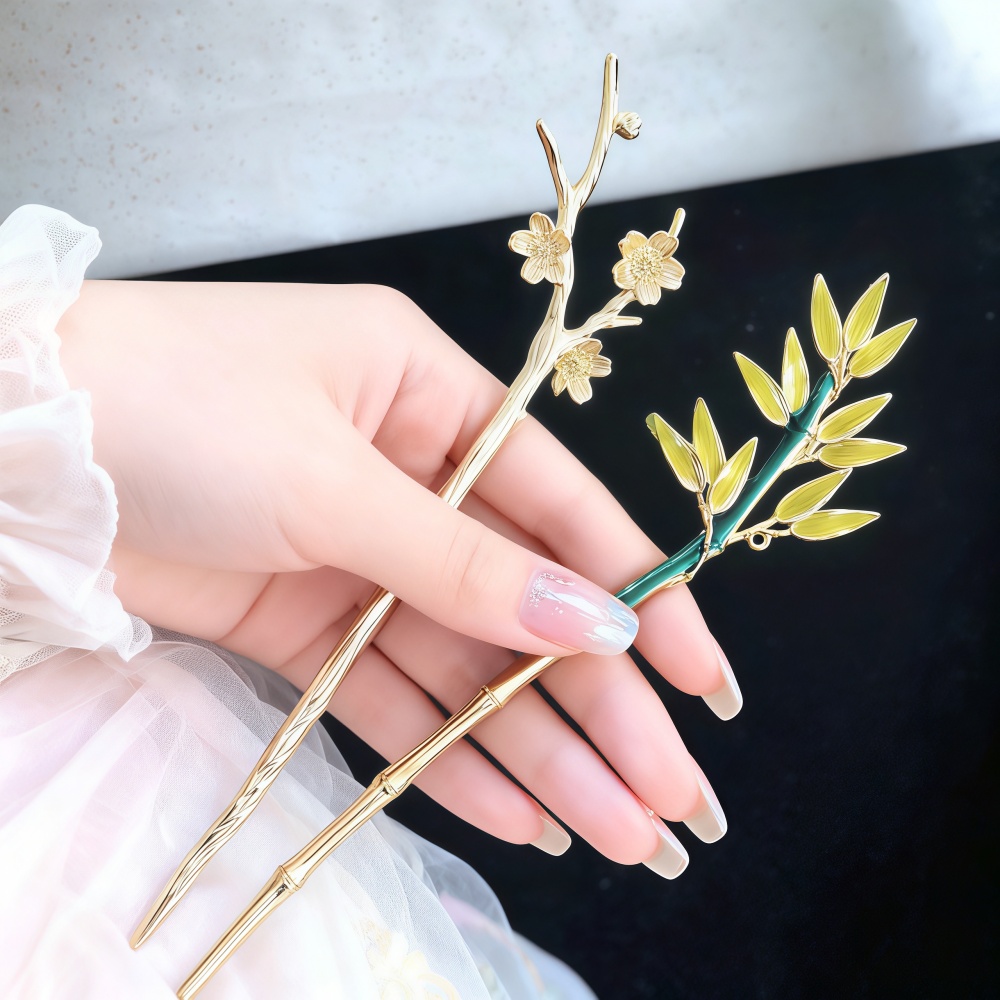 Hanbok Hair Pin - Épingle à cheveux en alliage émaillé