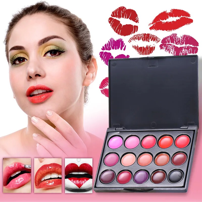 Lip Tint Korean - POPFEEL15 couleurs rouge à lèvres Palette