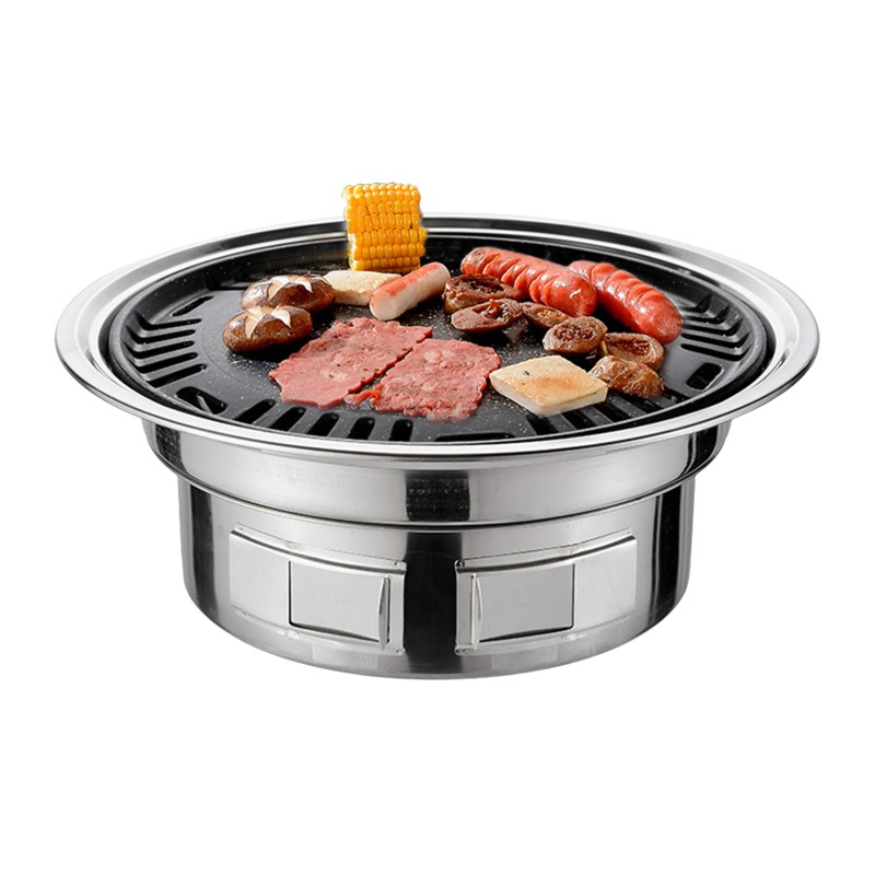 Korean Bbq Grill - Gril coréen multifonctionnel de 13 pouces