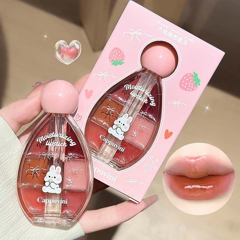 Lip Tint Korean - Palette de gloss à lèvres miroir