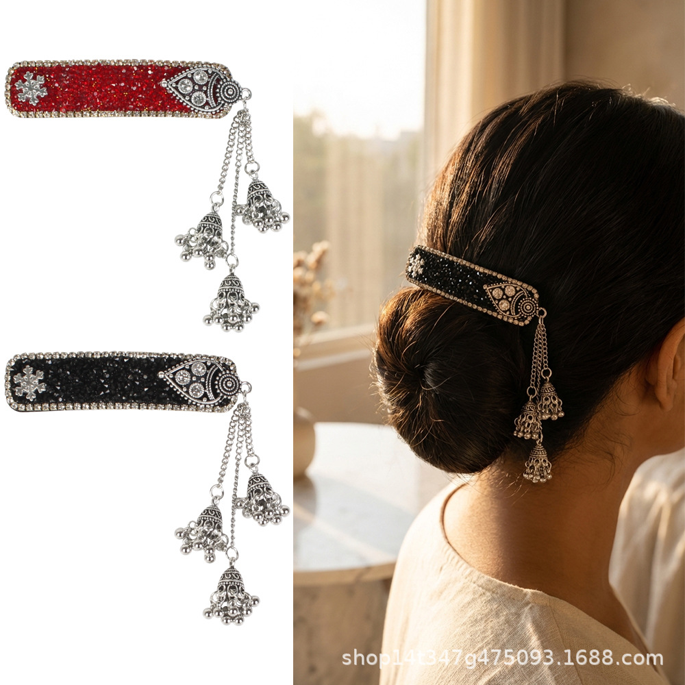 Hanbok Hair Pin - Barrettes à cheveux ethniques à pampilles