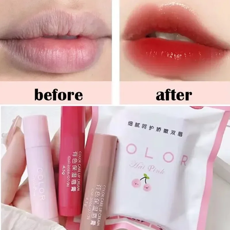 Lip Tint Korean - Rouge à lèvres teinté rouge mignon,
