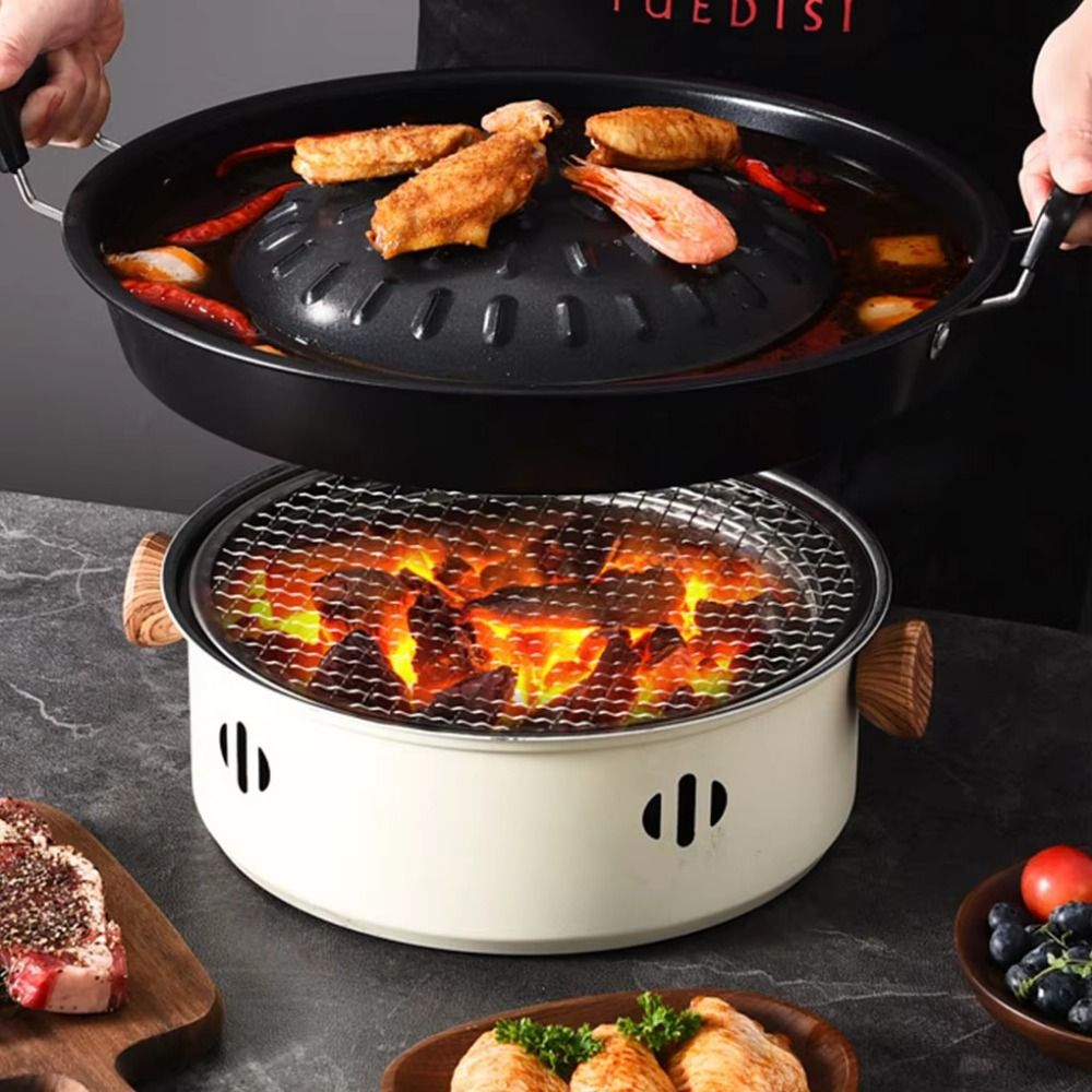 Poêle à griller de pique-nique - Korean Bbq Grill avis et prix