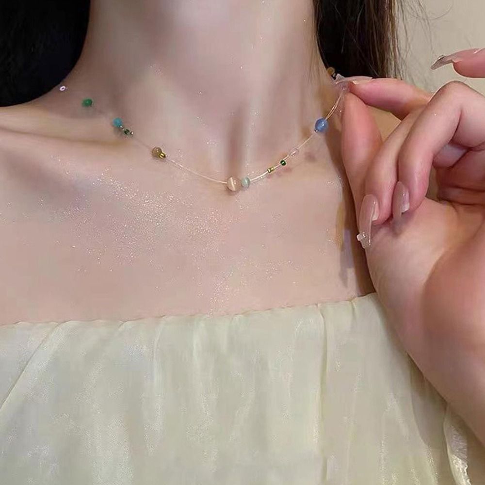 Collier tendance en alliage st - Korean Girls Lifestyle avis et prix