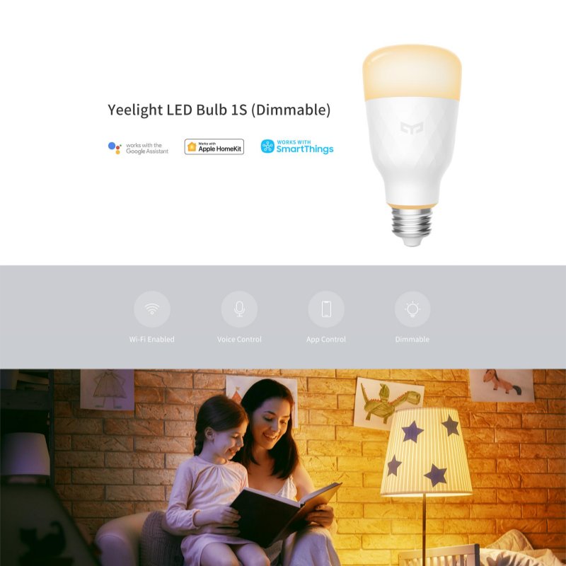 Yeelight – ampoule LED 1S E26/ - Yeelight Light Smart Bulb avis et prix