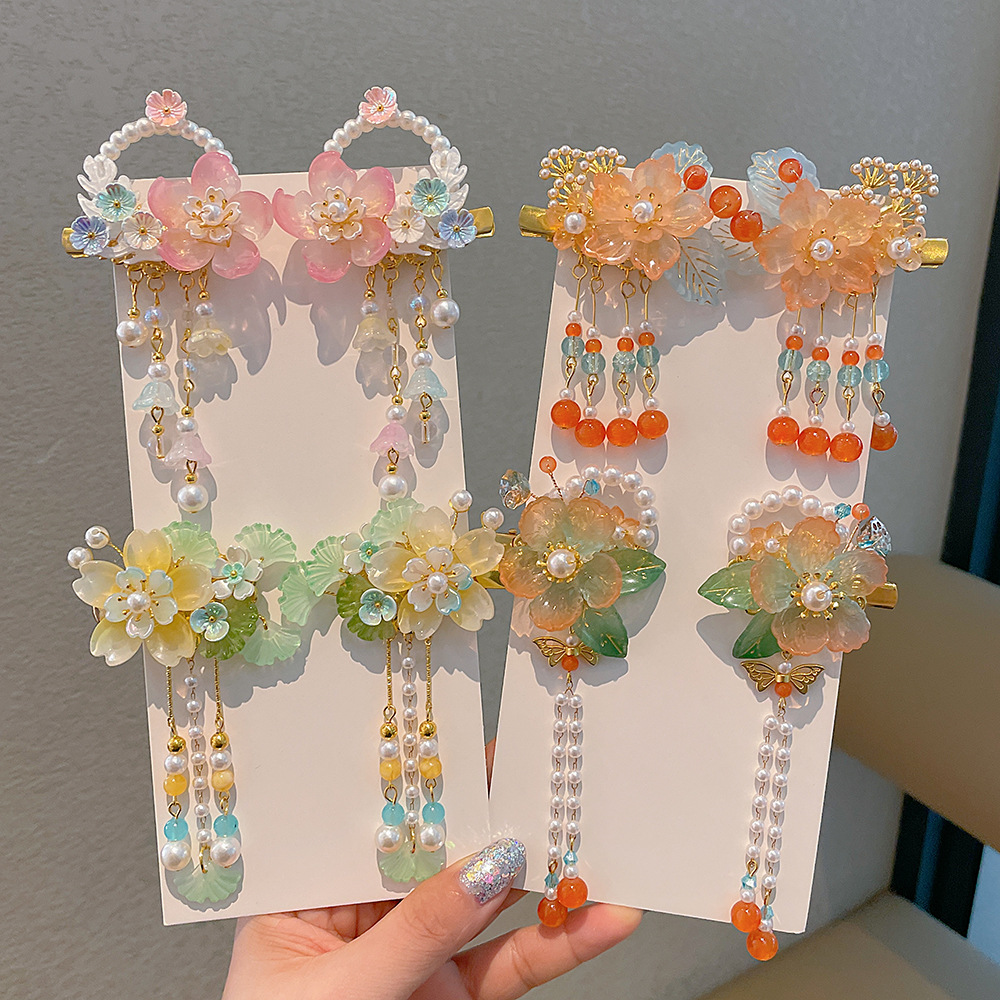 1 paire belle Hanfu fleur fait - Hanbok Hair Pin avis et prix