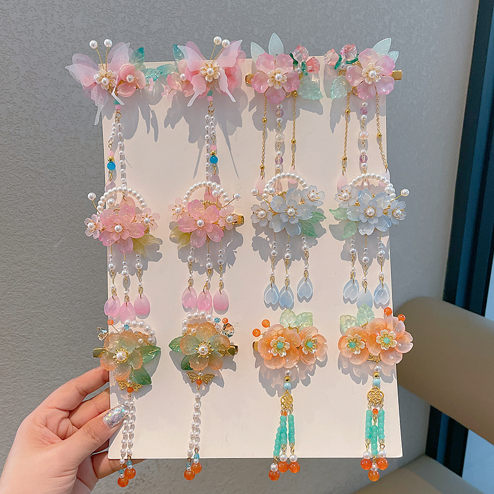 1 paire belle Hanfu fleur fait - Hanbok Hair Pin avis et prix