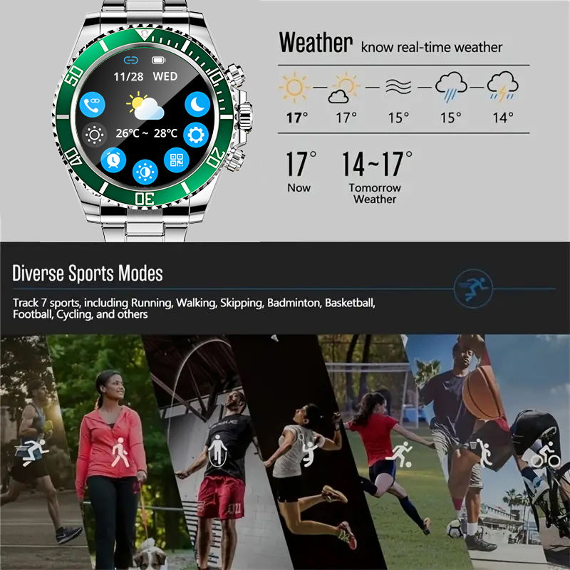 AIWEYS-Montre Connectée AW12 p - Korean Men Lifestyle avis et prix