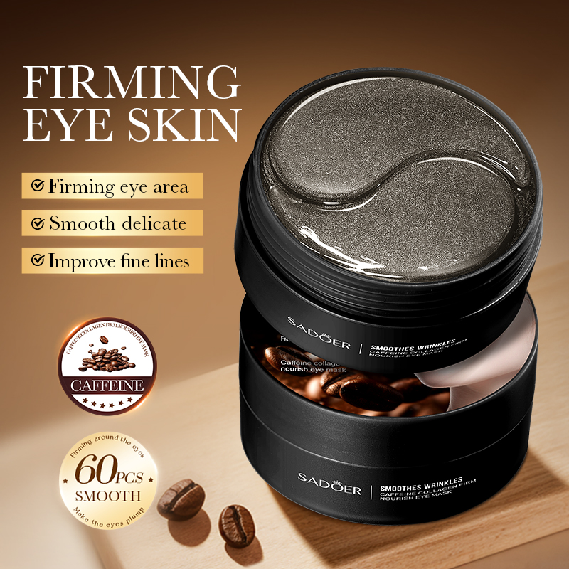 60 pièces SADOER caféine crist - Sheet Mask Collagen avis et prix