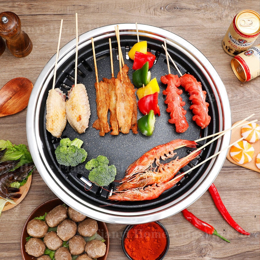 Grilles à charbon en acier ino - Korean Bbq Grill avis et prix