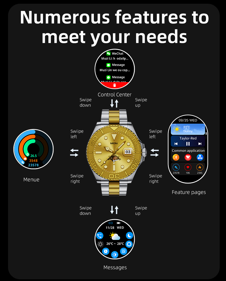 Aiweys-Montre intelligente san - Korean Men Lifestyle avis et prix